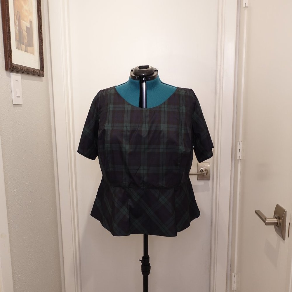 Plaid Blouse